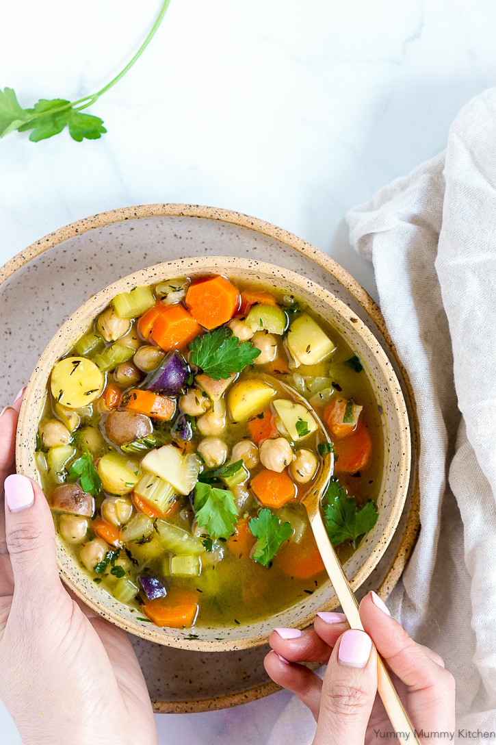 Recipe For Chicken Vegetable Soup
 Chickpea Ve able Soup