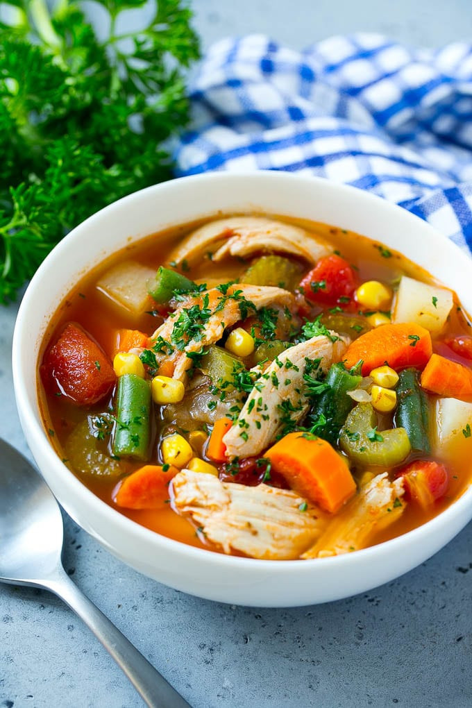 Recipe For Chicken Vegetable Soup
 Chicken Ve able Soup Dinner at the Zoo