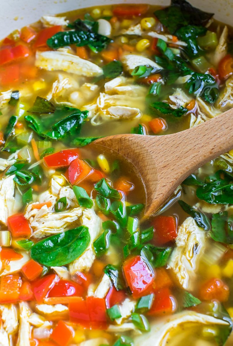 Recipe For Chicken Vegetable Soup
 e Pot Chicken and Ve able Soup Peas And Crayons