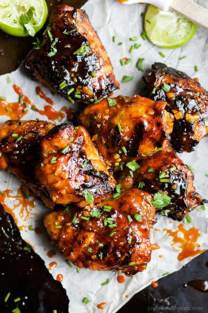 Recipes For Chicken Thighs
 Honey Sriracha Grilled Chicken Thighs