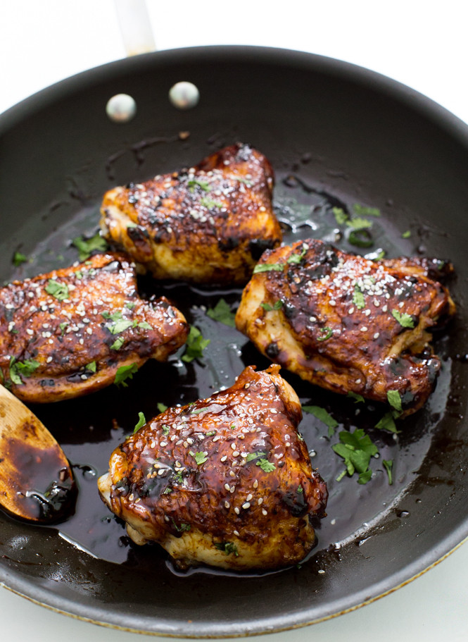 Recipes For Chicken Thighs
 Sticky Asian Chicken Thighs