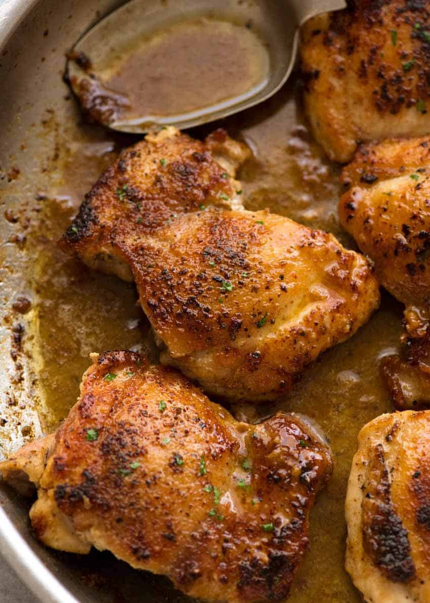 Recipes For Chicken Thighs
 Garlic Chicken Thighs