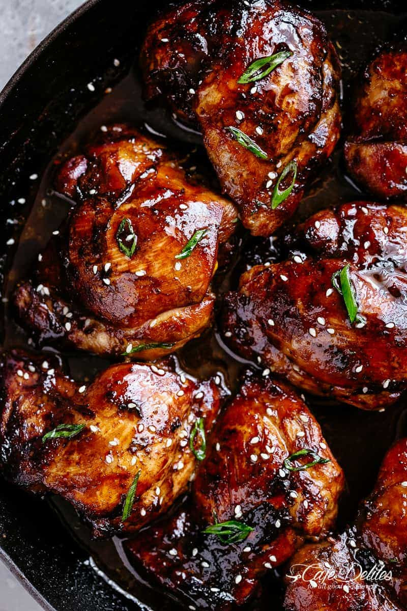 Recipes For Chicken Thighs
 Honey Soy Baked Chicken Thighs Cafe Delites