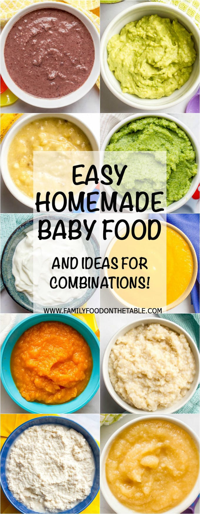 Recipes For Homemade Baby Food
 Homemade baby food binations Family Food on the Table