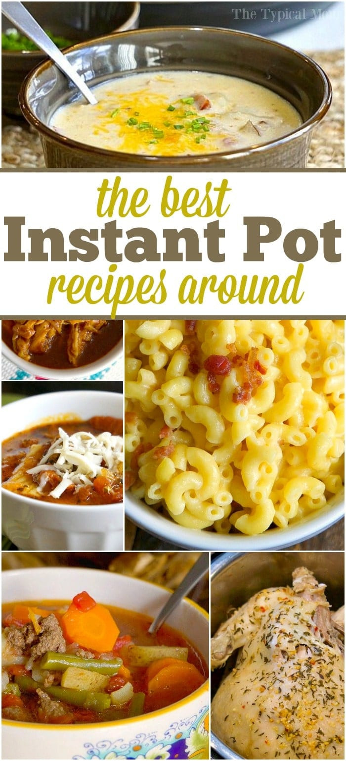 Recipes For Instant Pot Pressure Cooker
 Easy Instant Pot Recipes · The Typical Mom