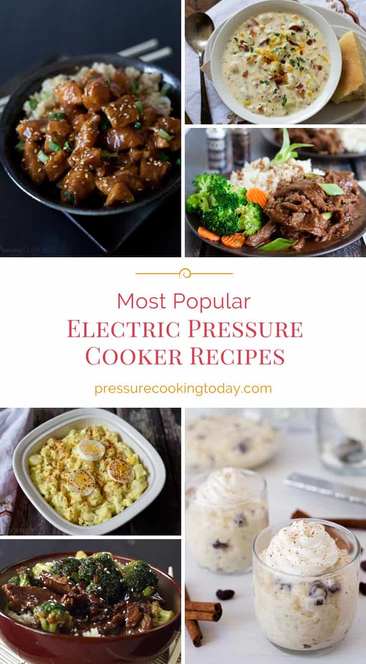 Recipes For Instant Pot Pressure Cooker
 Most Popular Electric Pressure Cooker Instant Pot