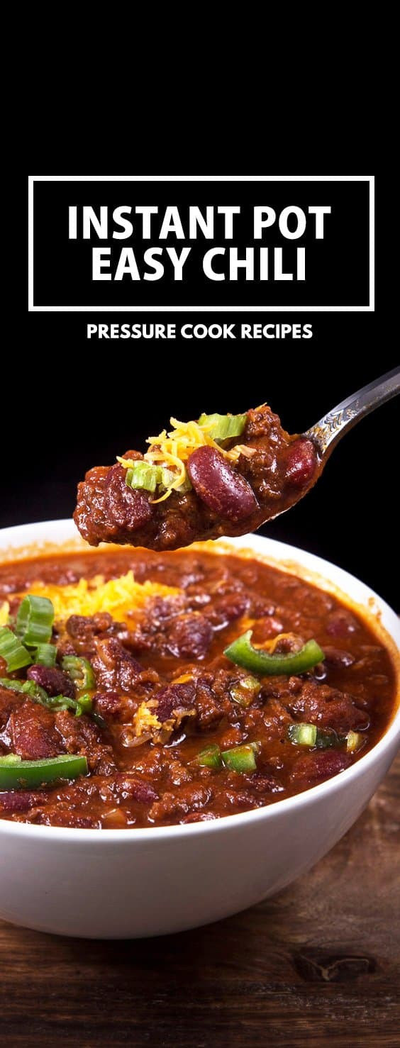 Recipes For Instant Pot Pressure Cooker
 Instant Pot Chili