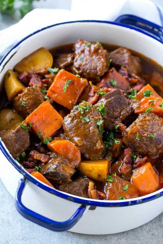 Recipes For Pork Stew
 Beef Stew with Bacon