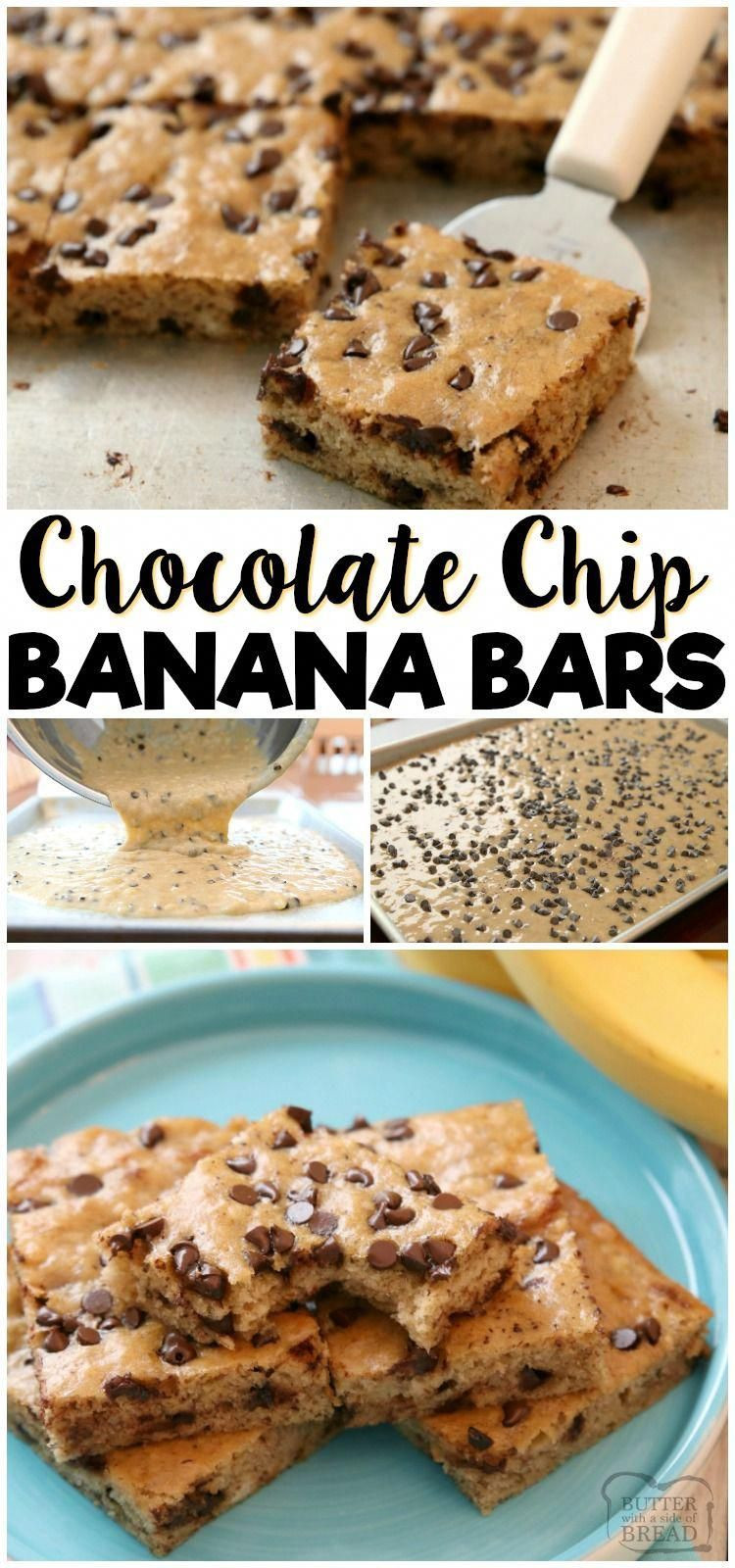 Recipes For Ripe Bananas Other Than Banana Bread
 Chocolate Chip Banana Bars are a simple & delicious ripe