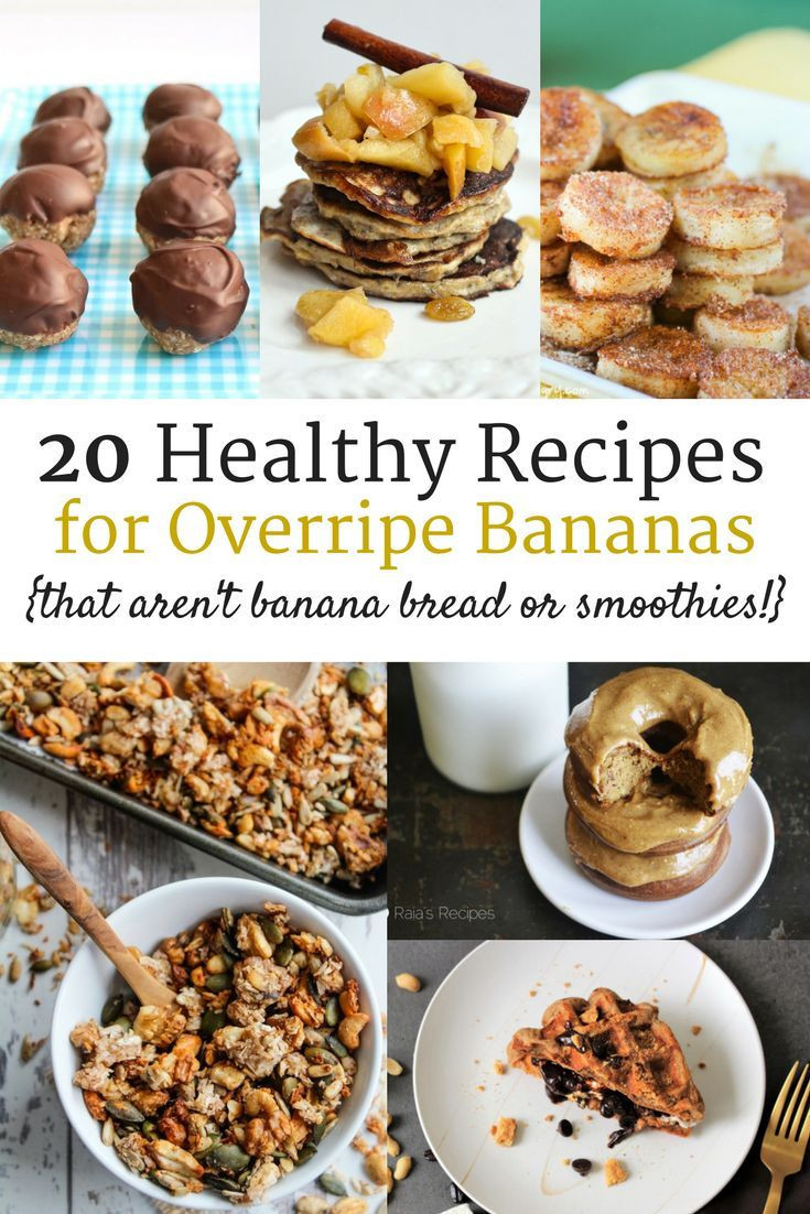 Recipes For Ripe Bananas Other Than Banana Bread
 20 Healthy Ripe Banana Recipes that aren’t banana bread