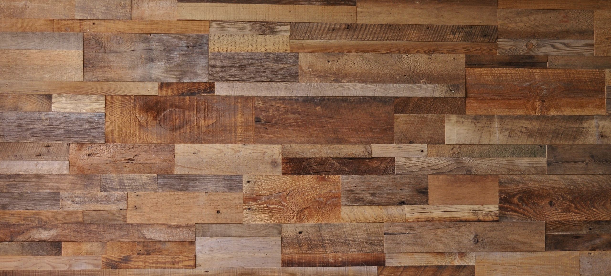 Reclaimed Barn Wood Flooring DIY
 DIY Reclaimed Barn Wood Accent Wall Brown Natural Mixed