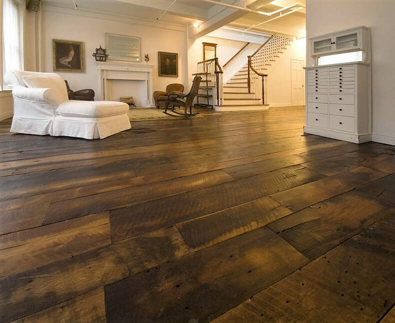 Reclaimed Barn Wood Flooring DIY
 Creative Home Flooring Ideas with Reused Pallets