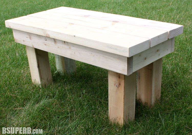 Reclaimed Wood Bench DIY
 DIY Rustic Bench