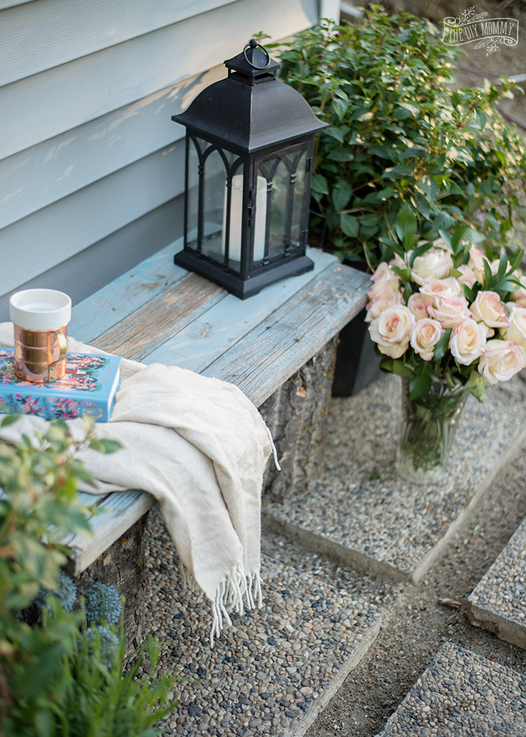 Reclaimed Wood Bench DIY
 Easy DIY Rustic Log & Reclaimed Wood Garden Bench