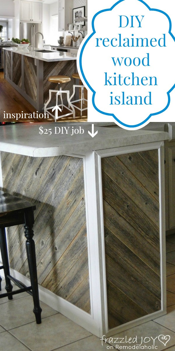 Reclaimed Wood Kitchen Island DIY
 Remodelaholic
