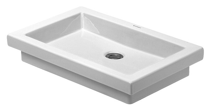 Rectangle Drop In Bathroom Sink
 Duravit 2nd Floor Ceramic Rectangular Drop In Bathroom