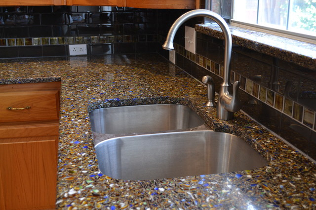 Recycled Glass Kitchen Countertops
 10 Unique Kitchen Countertop Designs That Actually Work