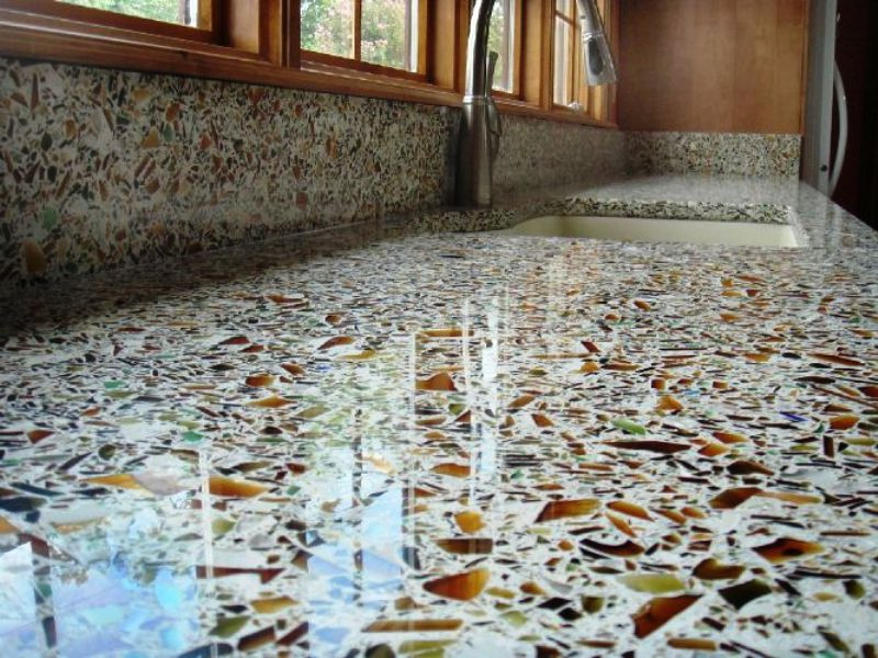 Recycled Glass Kitchen Countertops
 10 Unique Kitchen Countertop Designs That Actually Work