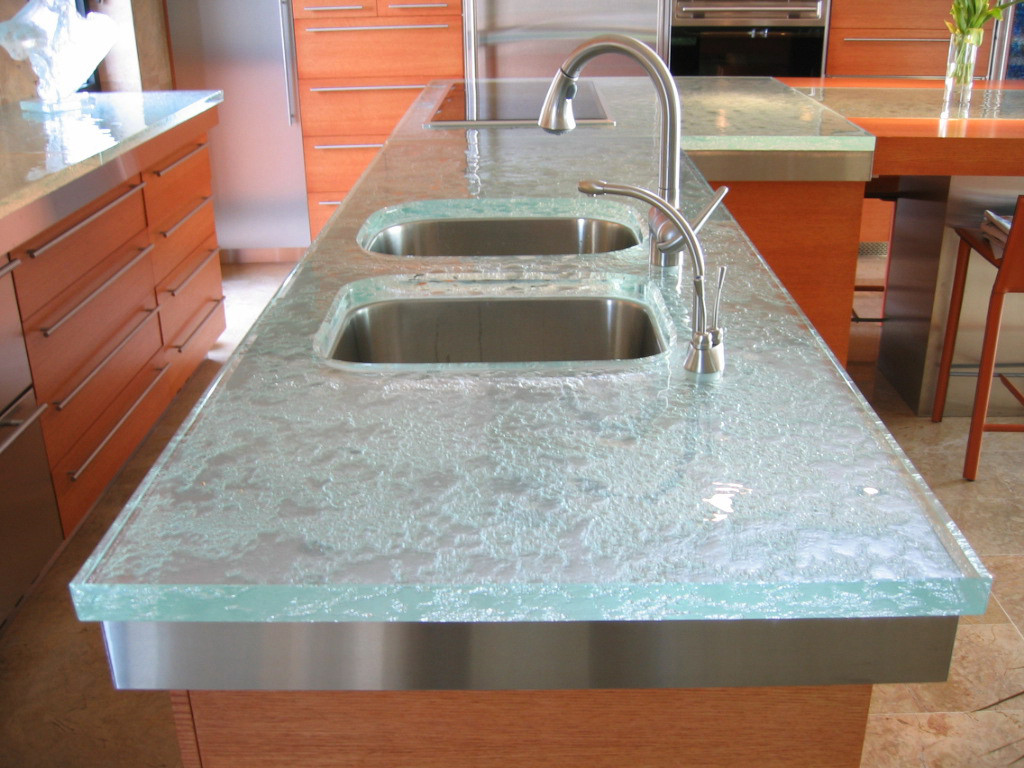 Recycled Glass Kitchen Countertops
 Glass Countertop is the Latest Trend to Hit the Kitchen