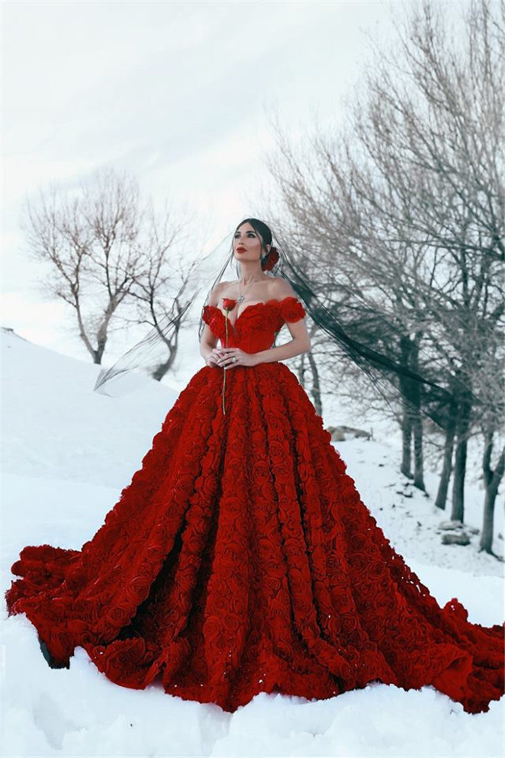 Red Wedding Dresses
 Best 15 Red Wedding Dresses in 2019 The Frisky