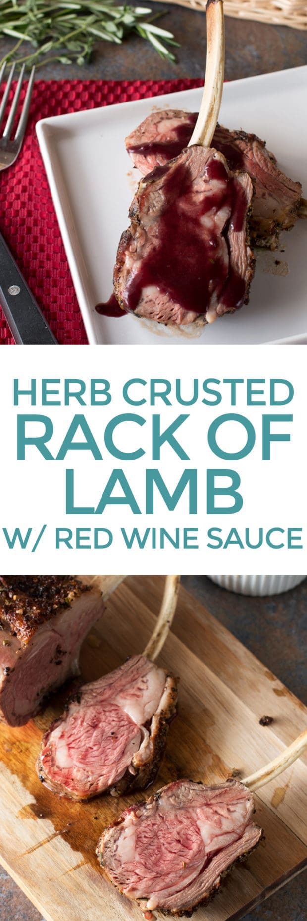 Red Wine Sauces For Lamb
 Herb Crusted Rack of Lamb with Red Wine Sauce – Cake n Knife