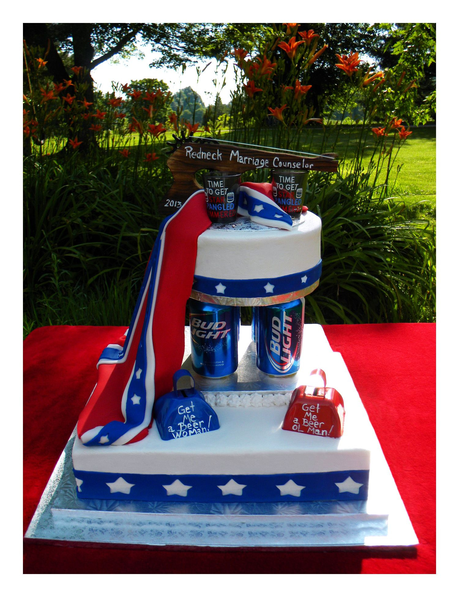 Redneck Birthday Cake
 redneck cake My Cakes Pinterest