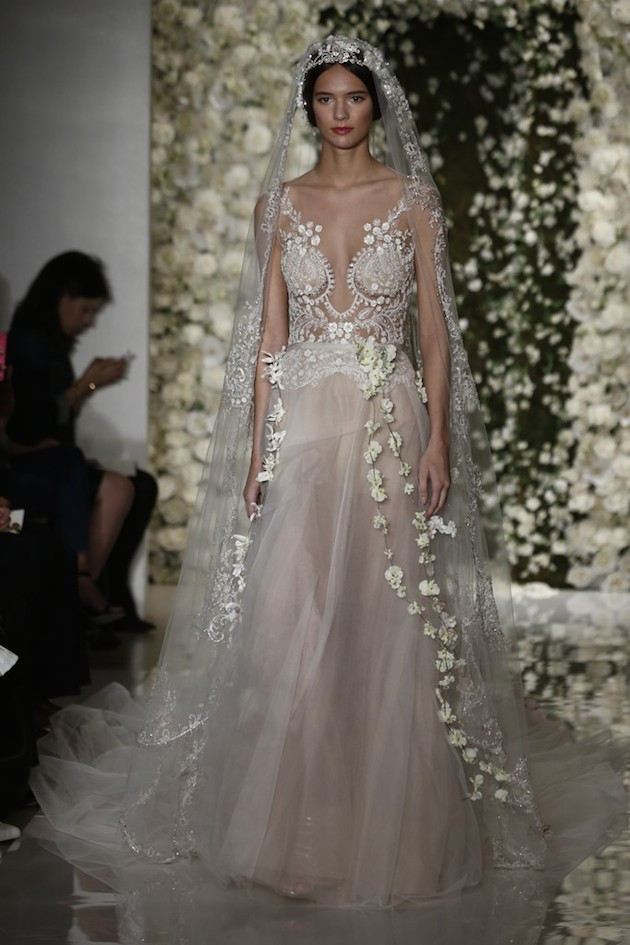 Reem Acra Wedding Gown
 Bridal Fashion Week Reem Acra Fall 2015 Wedding Dress