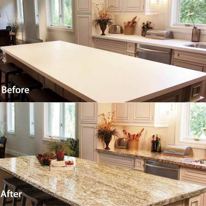 Refinishing Kitchen Countertops
 Kitchen Countertop Refinishing Kit