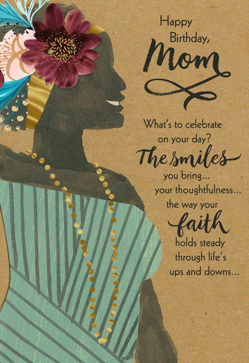 Religious Birthday Wishes For Mom
 You re a Blessing Religious Birthday Card for Mom