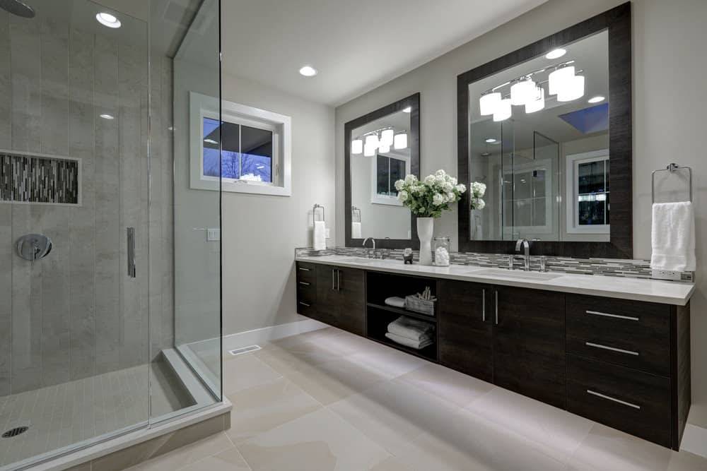 Remodeled Master Bathroom
 Primary Bathroom Remodel Cost Analysis for 2020