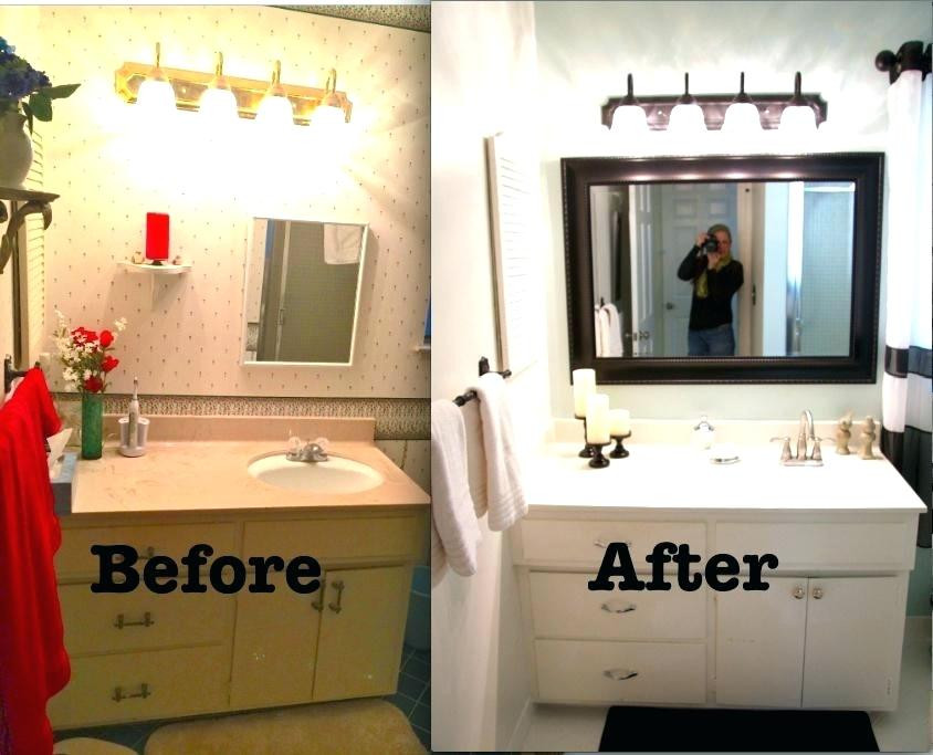 Remodeling Bathrooms Cheap
 DIY Small Bathroom Remodel Ideas