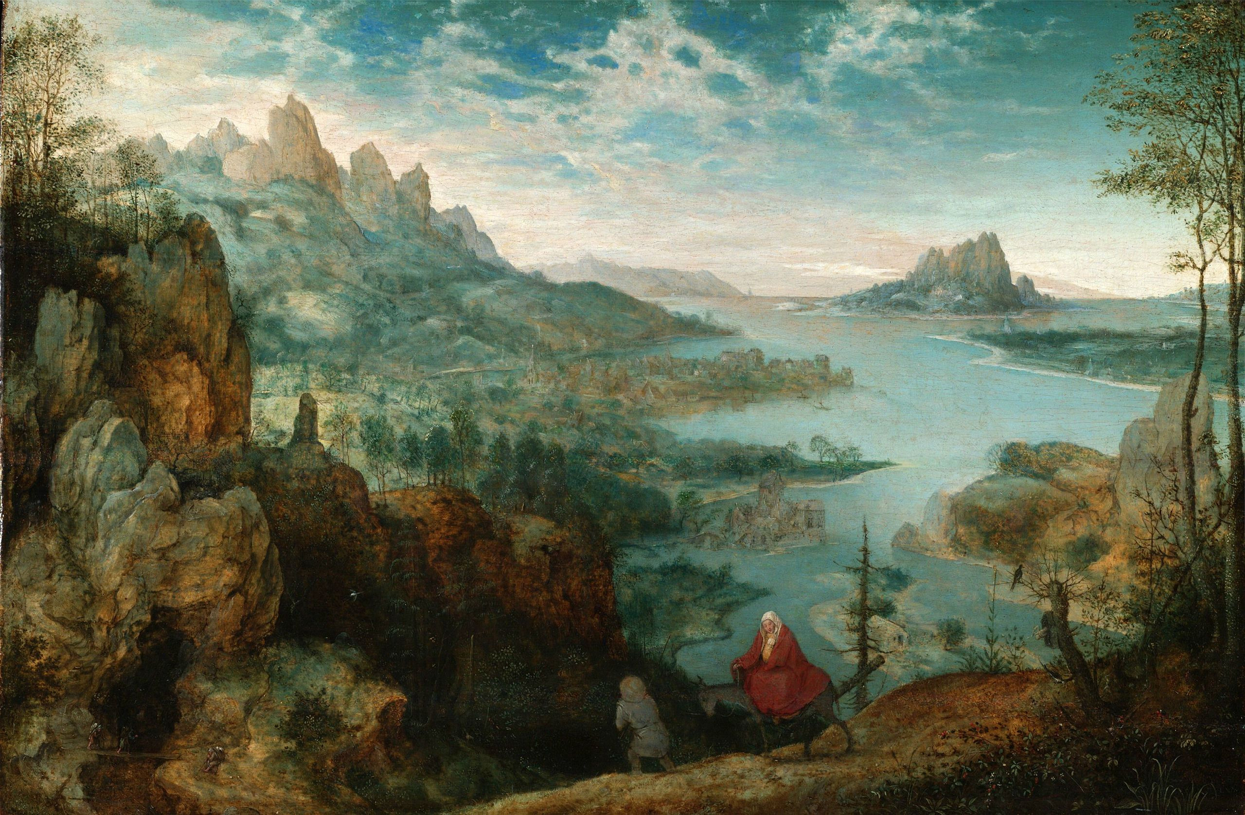 Renaissance Landscape Paintings
 Pieter Bruegel the Elder Landscape with the Flight into