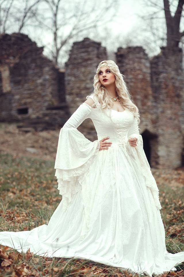 Renaissance Wedding Gowns
 Most Popular Gwendolyn Me val Wedding Gown