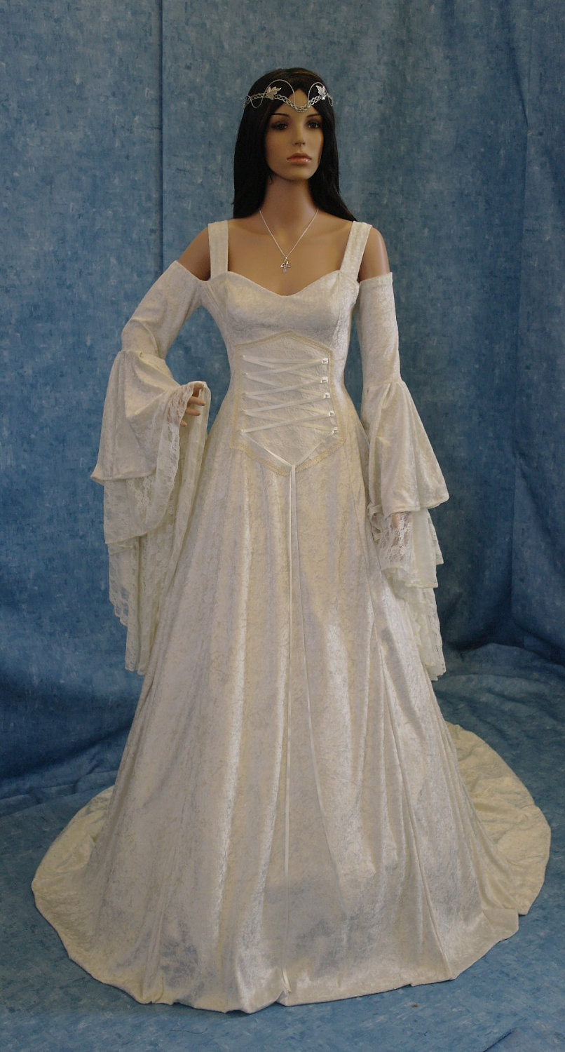 Renaissance Wedding Gowns
 Renaissance Me val Handfasting Wedding Dress By