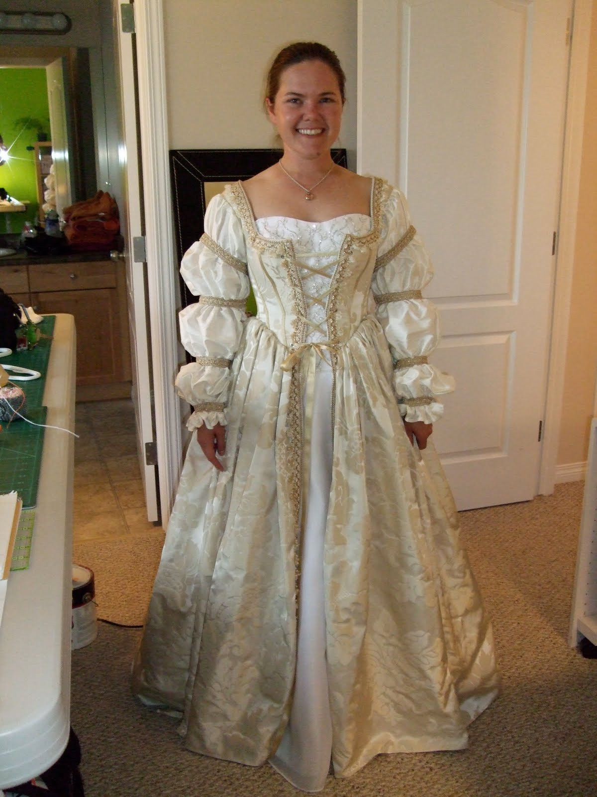 Renaissance Wedding Gowns
 The Funky Seamstress Amy s Renaissance Wedding Dress