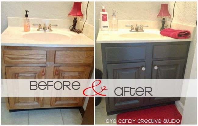 Repaint Bathroom Cabinet
 HOME HOW TO Repaint a Bathroom Cabinet