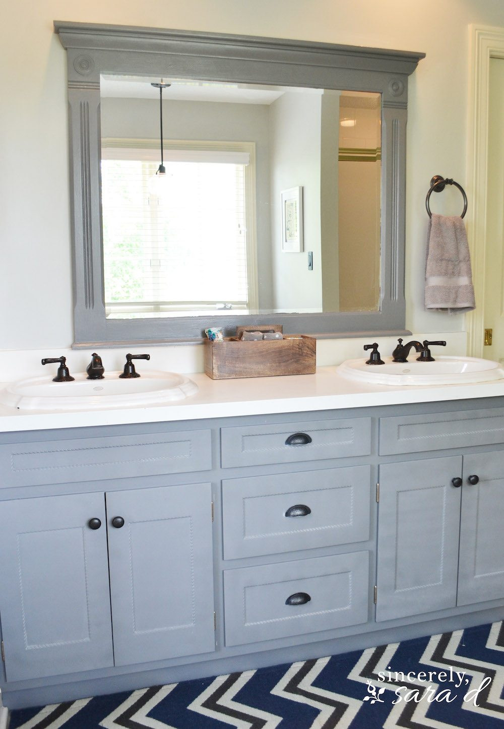 Repaint Bathroom Cabinet
 Painting Cabinets and Using Shortcuts Sincerely Sara D