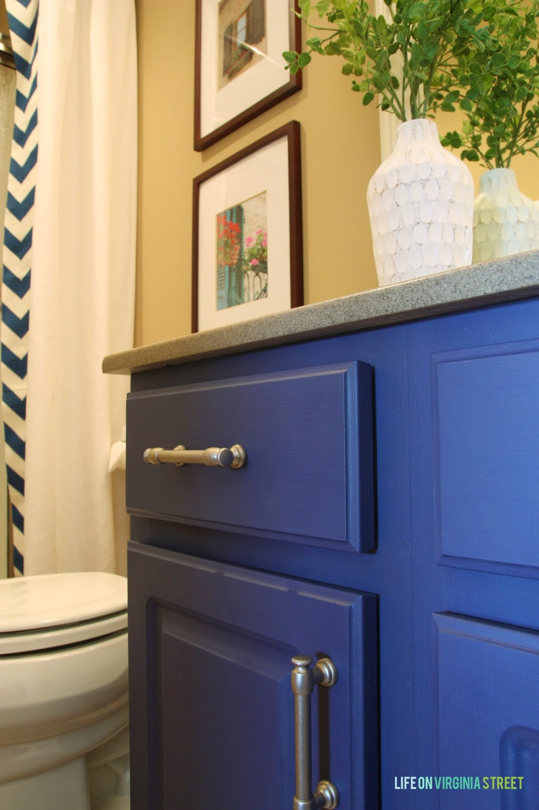 Repaint Bathroom Cabinet
 Bathroom Vanity Makeover W Country Chic Paint