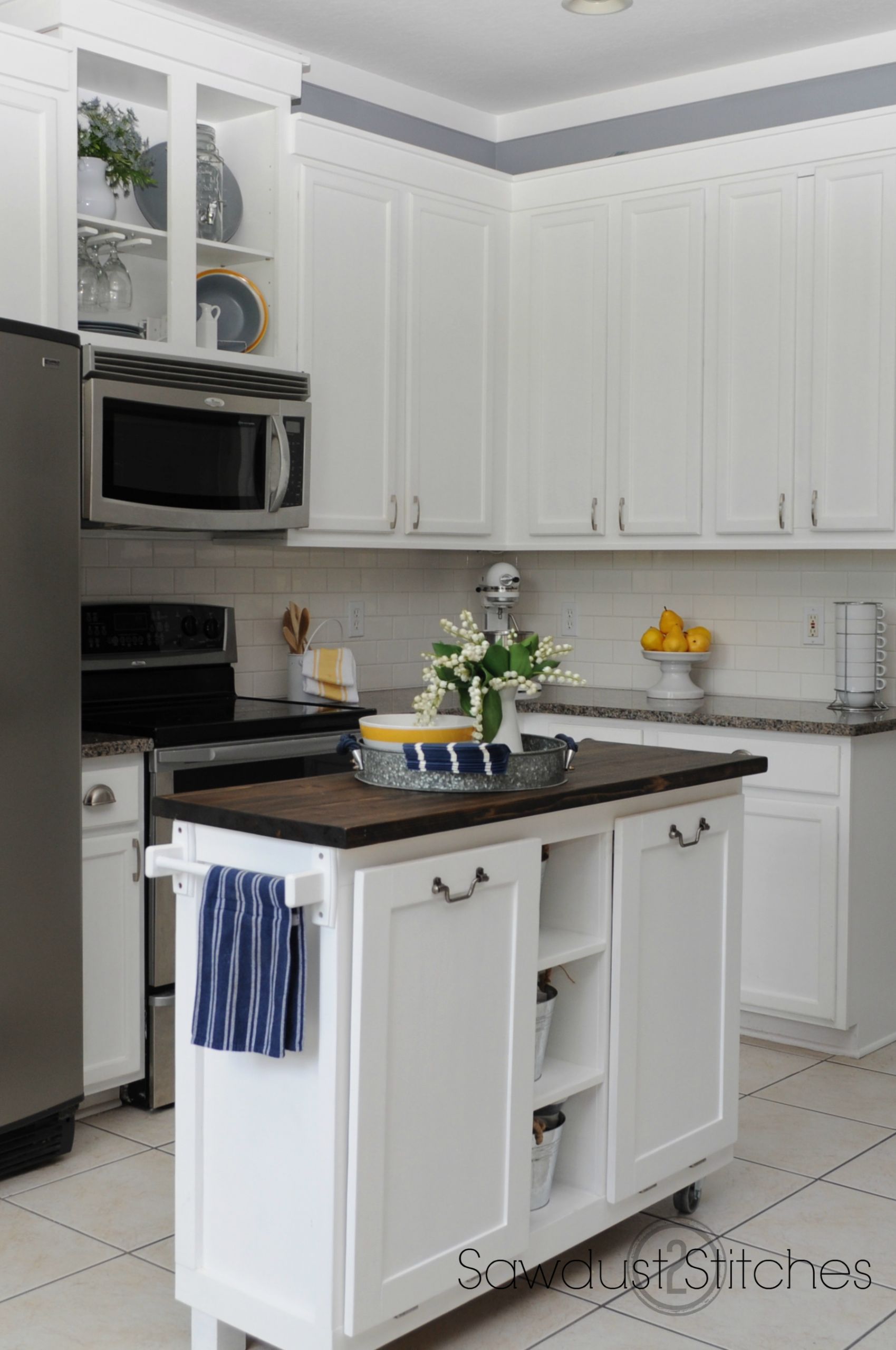 Repainting Kitchen Cabinets White
 Remodelaholic