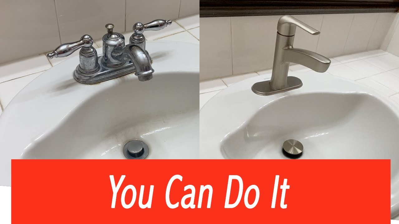 Replace Bathroom Sink
 How to install or replace bathroom sink faucet