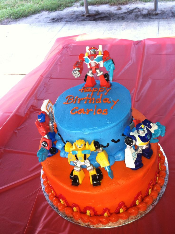 Rescue Bots Birthday Cake
 124 best Transformers Rescue Bots Birthday images on