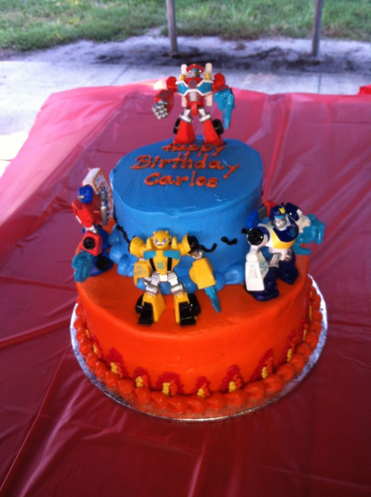 Rescue Bots Birthday Cake
 124 best Transformers Rescue Bots Birthday images on