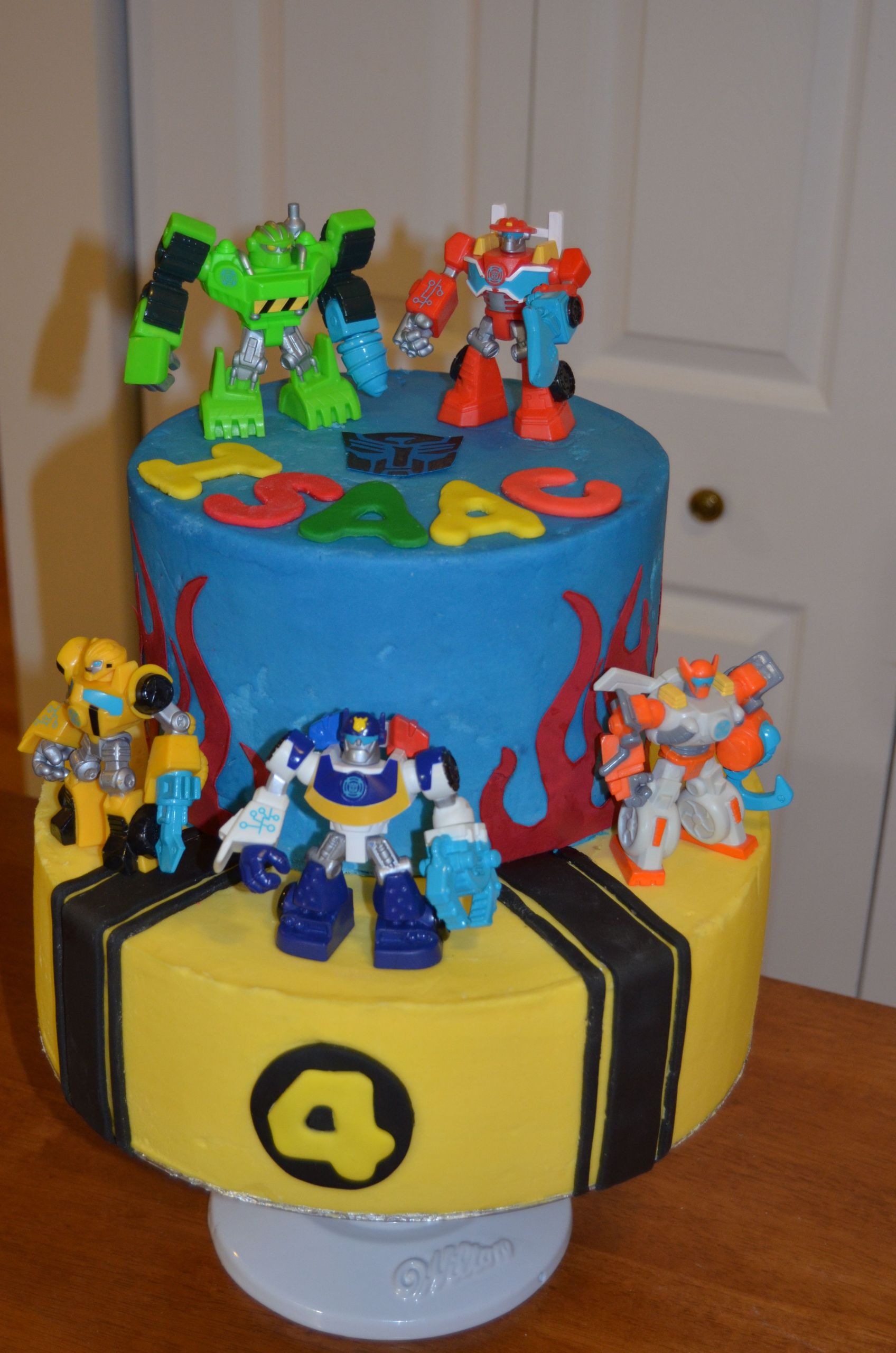 Rescue Bots Birthday Cake
 Transformers Rescue Bots cake