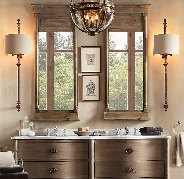 Restoration Hardware Bathroom Mirrors
 17 Best images about Master bathroom ideas on Pinterest