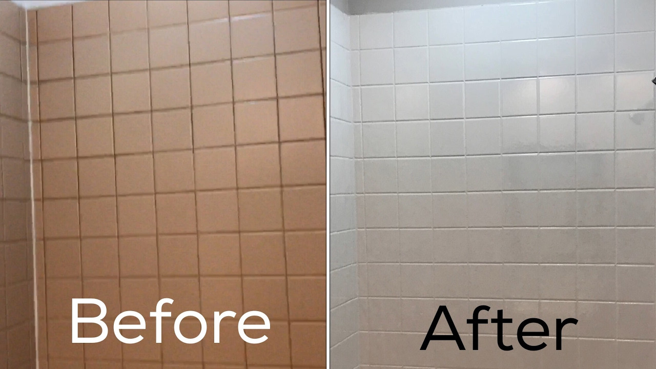 Resurface Bathroom Tiles
 Glazing Tile Before And After