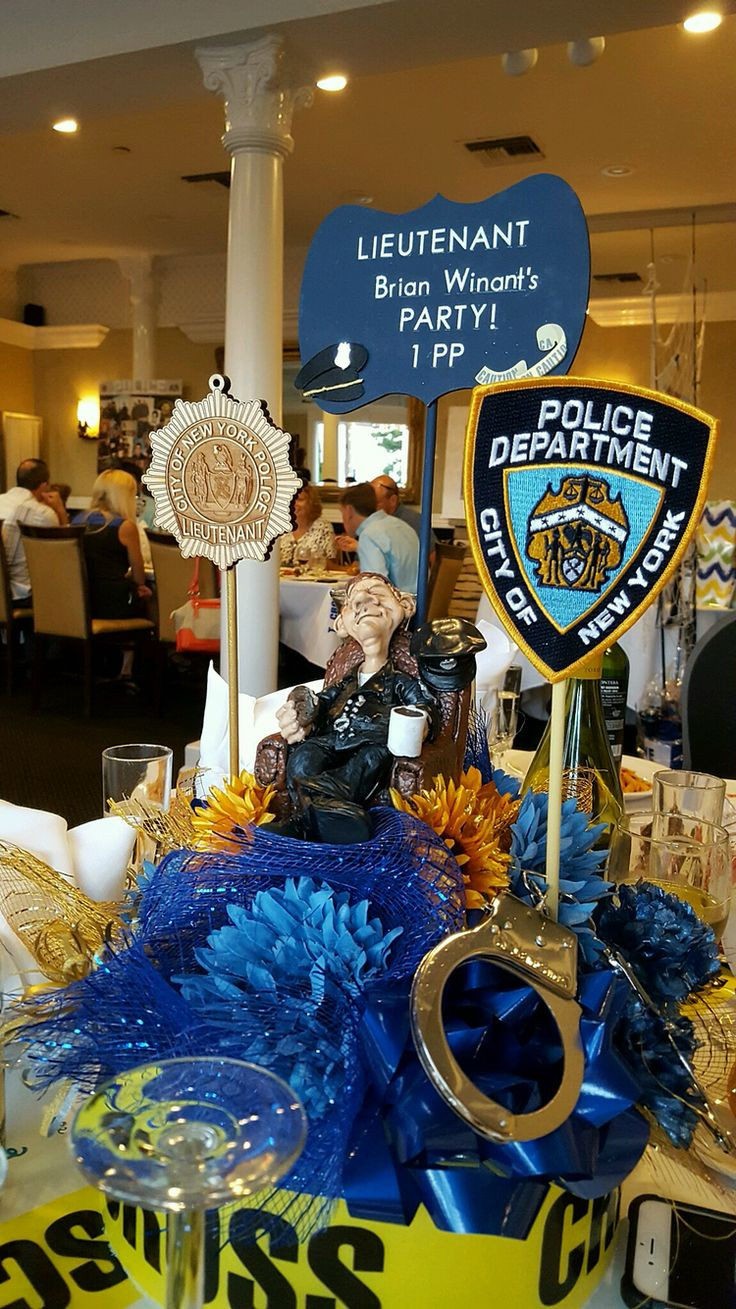 Retirement Party Decoration Ideas
 13 best Police retirement party DIY images on Pinterest
