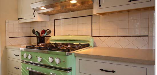 Retro Kitchen Tile
 Timeless retro cottage kitchen design ideas and other