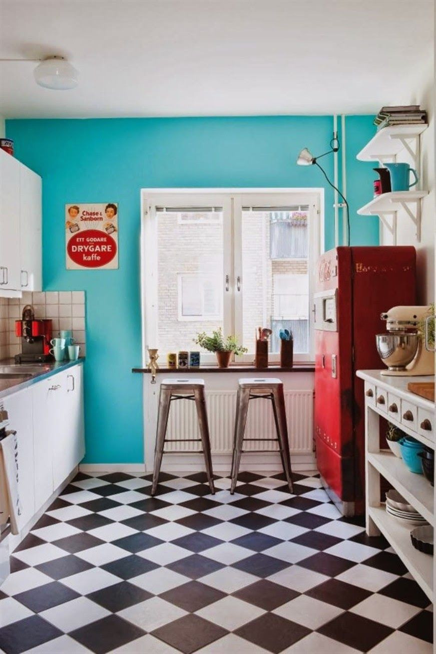 Retro Kitchen Tile
 20 Elements To Use When Creating A Retro Kitchen