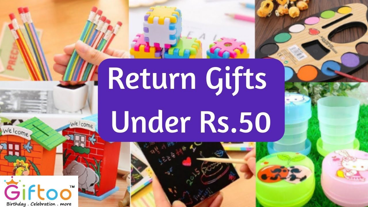 Return Gift Ideas For Birthday Parties
 Return Gifts Ideas🔥🔥🔥 Under Rs 50 🤩 for Kids birthday