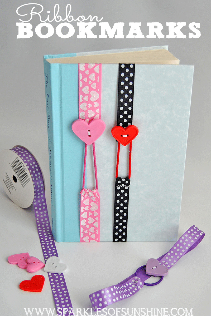 Ribbon Craft Ideas For Adults
 Ribbon Bookmarks Sparkles of Sunshine